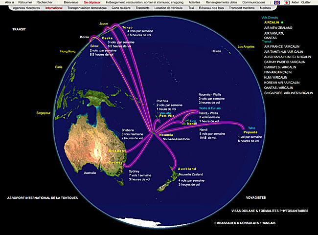 flights to new caledonia