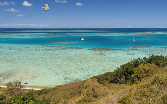 lagon sud mouillage de l' ilot mato nouvelle caledonie