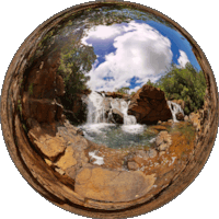 Twin Falls, Carinnage River, Prony, New Caledonia