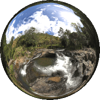 Farino waterfall, New Caledonia