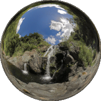 Koinde waterfall near La Foa, New Caledonia