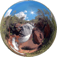 Little River waterfalls, New Caledonia