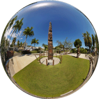 New Caledonia Culture - the Mwa Kaa monument